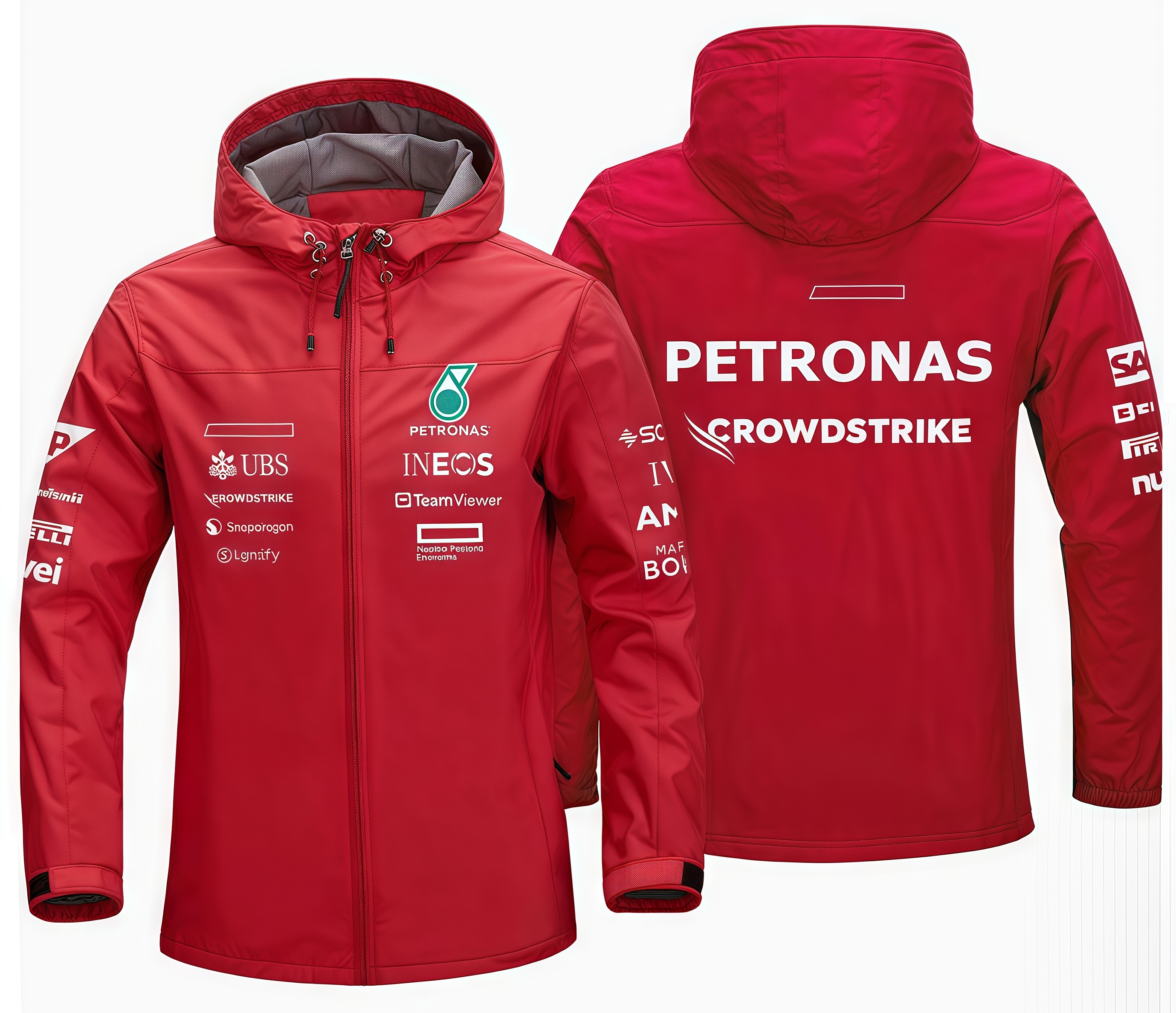 Formula 1 Racing Jacket with F1 - Waterproof Hoodie for Sports Enthusiasts
