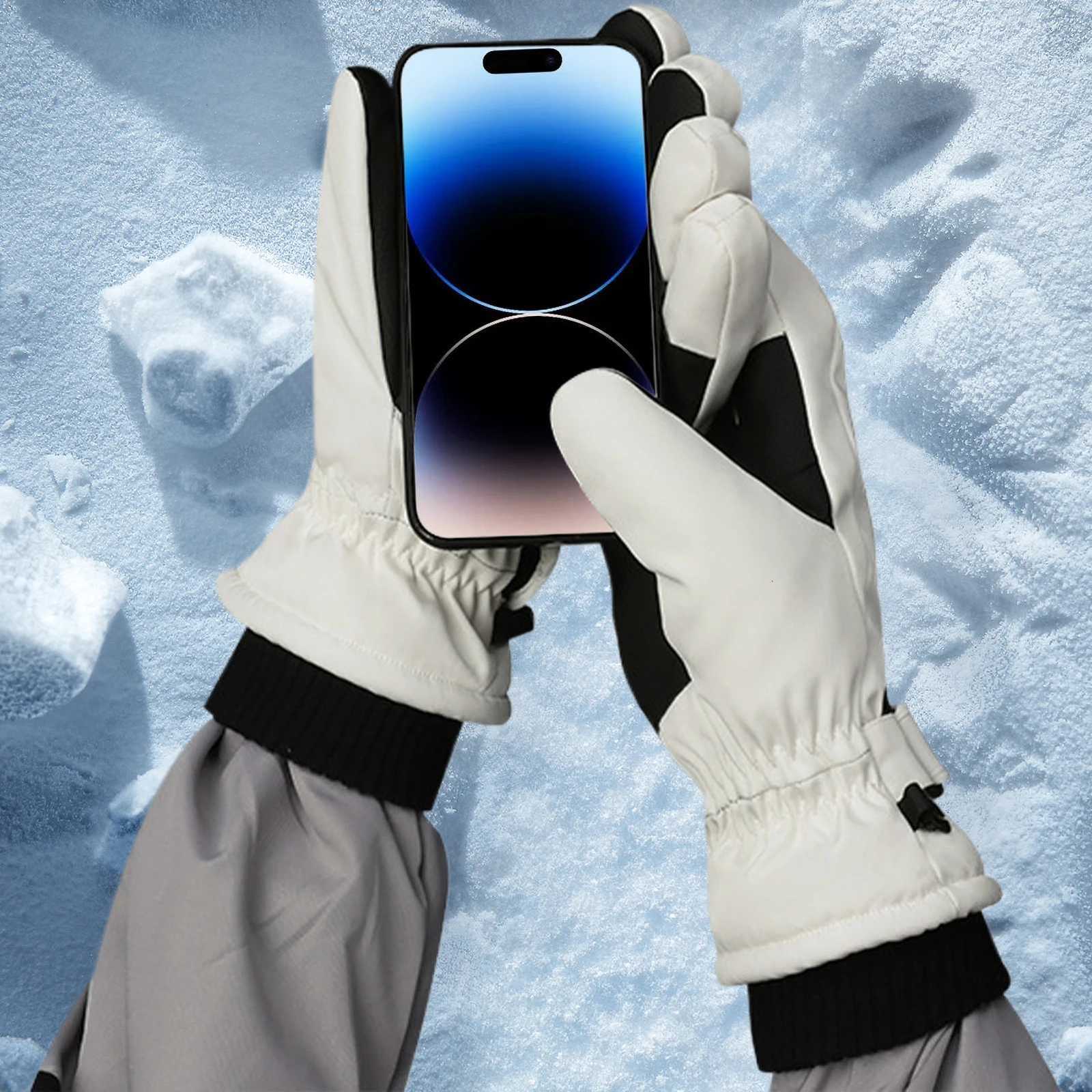 Thickened ski gloves highquality touch screen Waterproof Snow Gloves Nonslip Winter outdoor sports Skiing cycling gloves Z250925