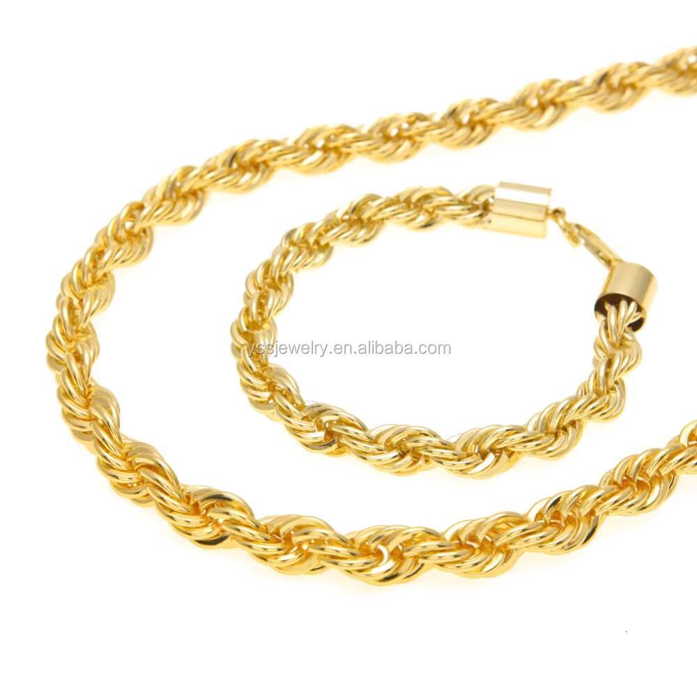 Jewelry Gold Plated New Arrival Cuban Link Chain PVD Mens Dubai Chain Hip Hop Jewelry New Gold Chain Design for Men