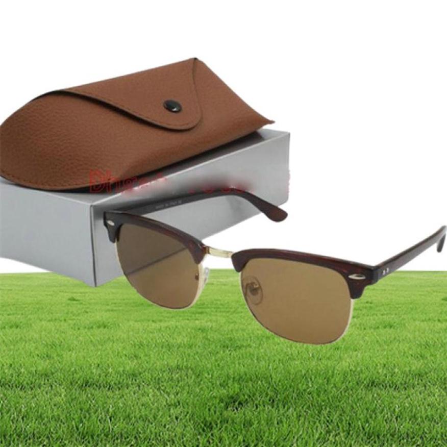 sell New Master Sun glasses Metal hinge Sunglasses Plank black Sunglasses Club mens sunglasses womens glasses with brown cases7952236251E