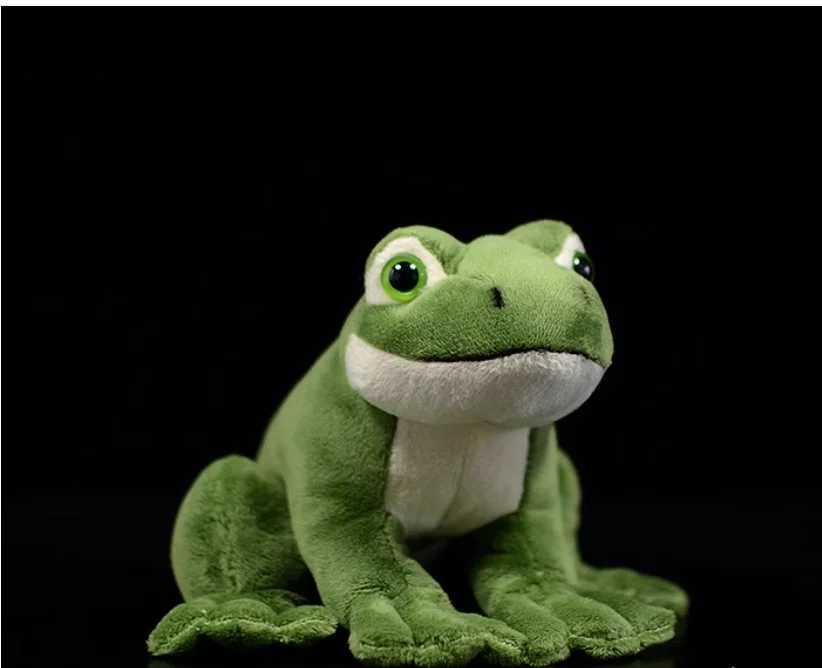 16cm Funny Cute Green Frog Plush Toy Soft StuffedAnial Frog Cartoon Animal Doll For Gift C250925