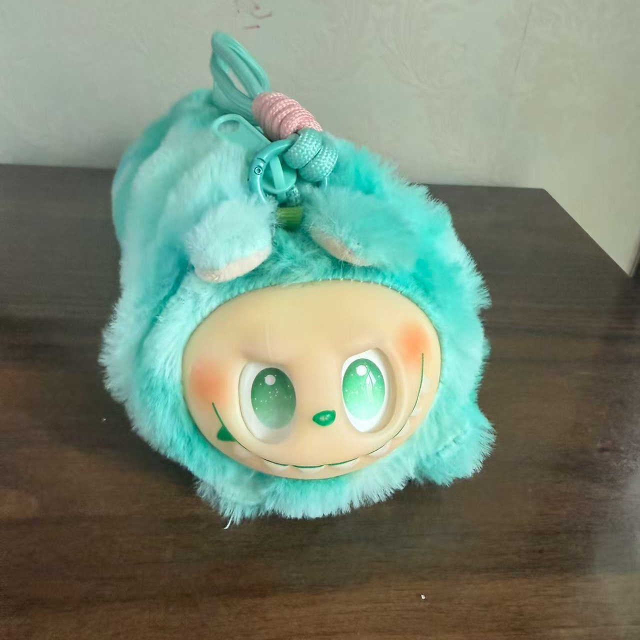 Third Generation Labubu Pencil Case Vinyl Labubu Trendy Stationery Bag Bubble Mart Pencil Bag Plush Toy L250925B8VV