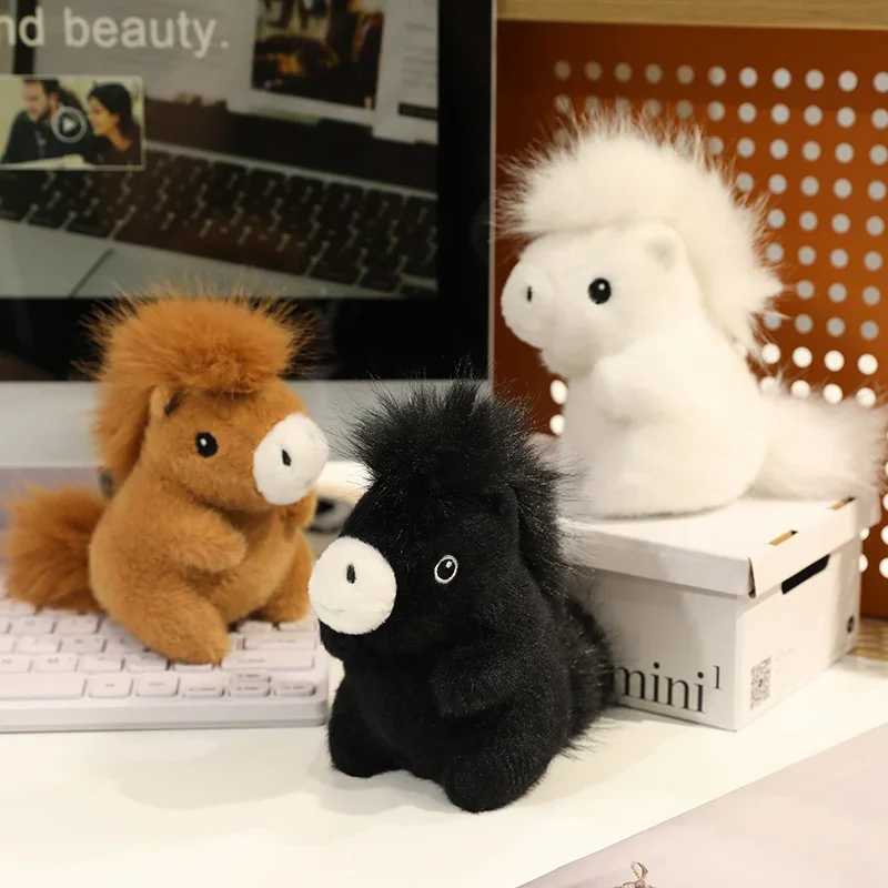 Cute Horse Plush Toys Soft Stuffed Newborn Doll Fluffy Toy Pillow Gifts Funny Game Props PretTY Room Decor C250925