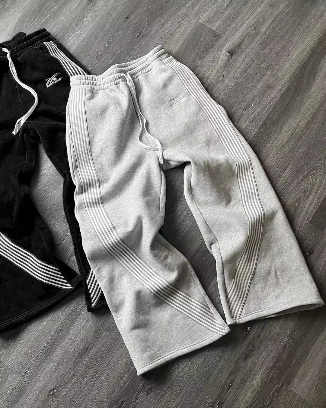 Y2k Embroidered Gray Casual Pants Camo Functional Tactical Functional Baggy Men Women Retro Premium Jogging Drawstring Sweatpant7 D250925