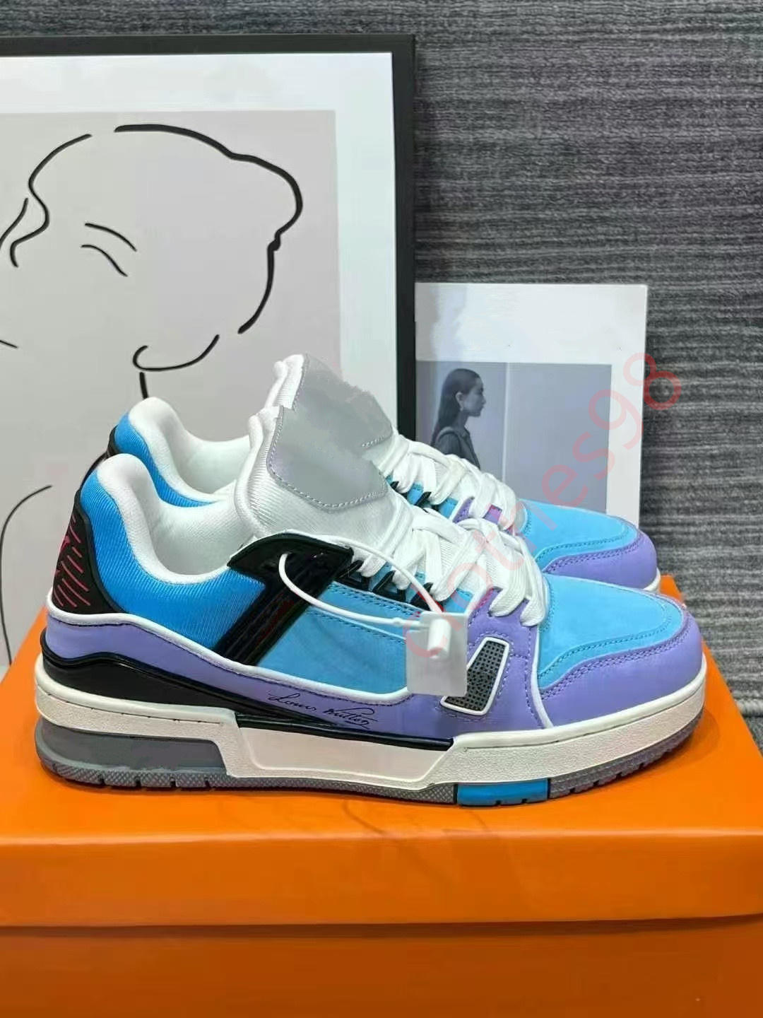 Designer Luxury Mens Womens High quality Casual Shoes Walking Shoe Men Platform Sneakers brand White Black Sneaker Runner Fashion women Trainers