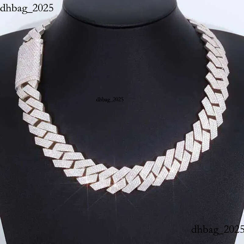 necklaces designer jewelry necklace cuban k chain Pendant Necklaces Iced Out Pass Dia Tester Sterg Sier Necklace Vvs Moissanite chains for men