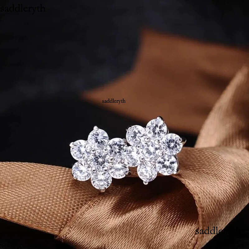 14k Trendy Girl Jewelry Gold Plated wer Stud Earring Women for Parties and Gifts Lab Grown Dia CVD HPHT IGI 08