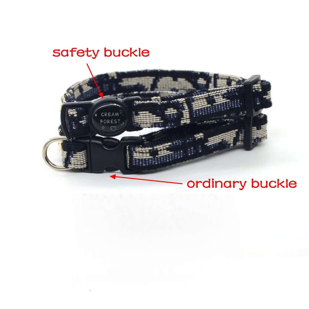 2025 new Designer Dog Cat Soft Puppy Collars with Bow Tie, Adjustable Breakaway Cotton Kitty Bowtie Collar for Girl Boy Kitten Black S B287