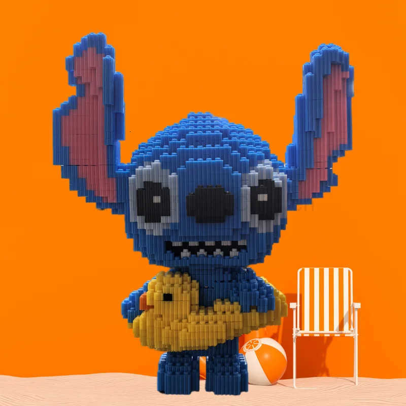 Disney 3000pcs Stitch Building Block Toy Set for Boys and Girls Birthday Christmas Childrens Adult Gift Toys Rapid Delivery H250925