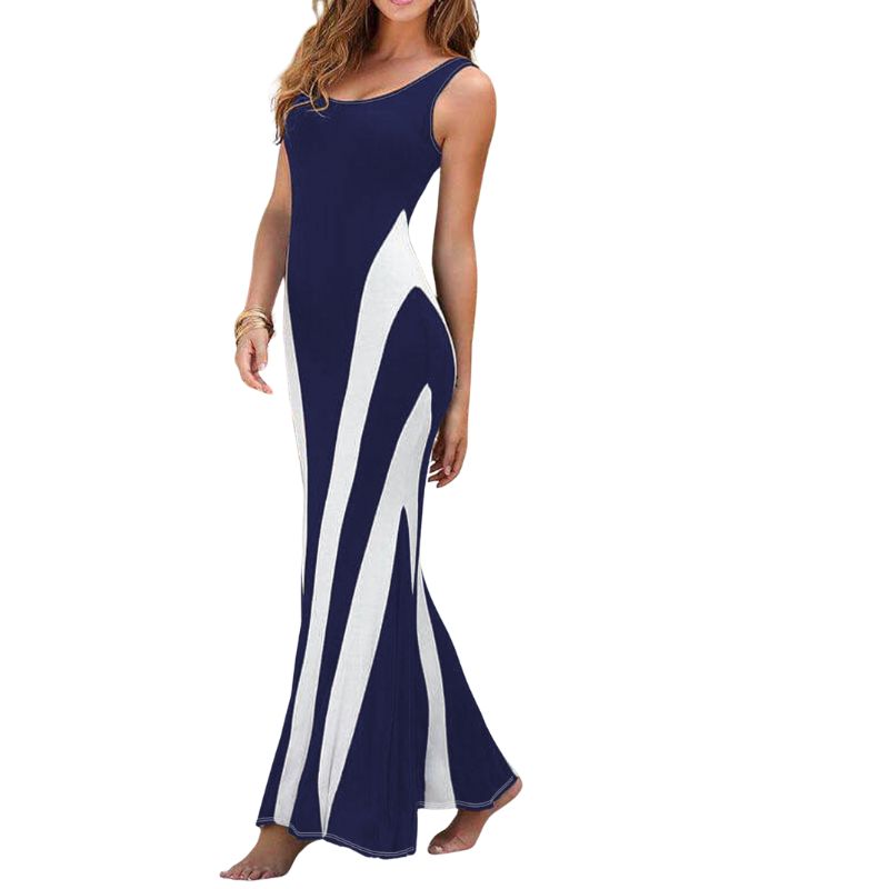 Elegant Womens Black Maxi Dress with Long Sleeves & Split Design - Made of Soft Milk Silk Fabric-CF52441