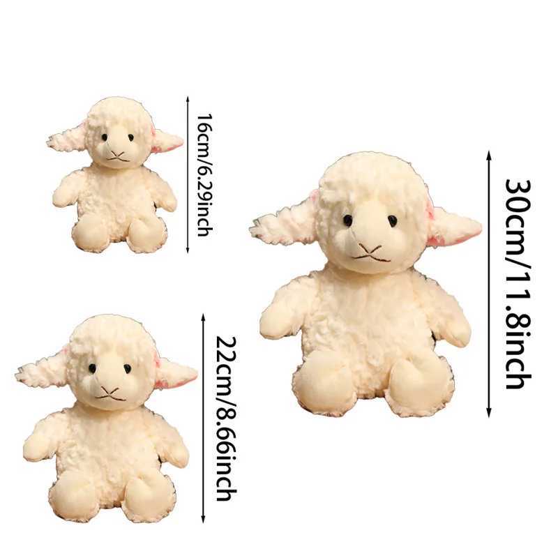 162230cm Kawaii Sheep Plush Toy Cute Cartoon Fluffy Soft Animals Stuffed Doll Sleeping Pillow Accompany Toys Home Decor Gift C250925