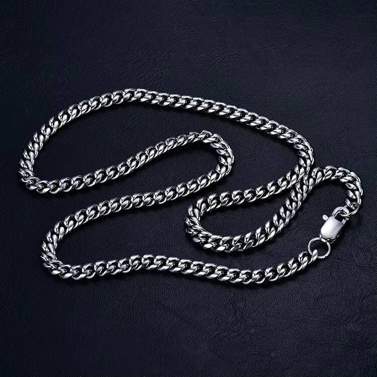 New Trendy Quality Cool Design Men Women Miami Cuban Link Chain Brass Moissanite Main Stone Gold for Hip Hop for Gift