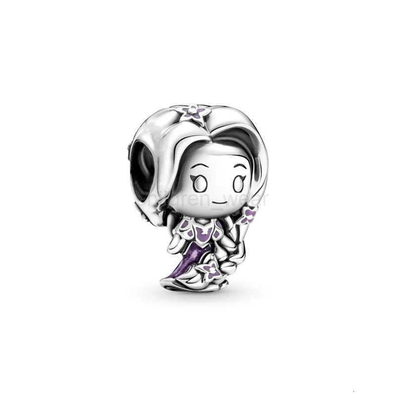 Disney Original Snow White Shape Charm Beads Fits Bracelet Bangle Necklace For Women Luxury DIY Jewelry Party Festival Gifts Hot H250925