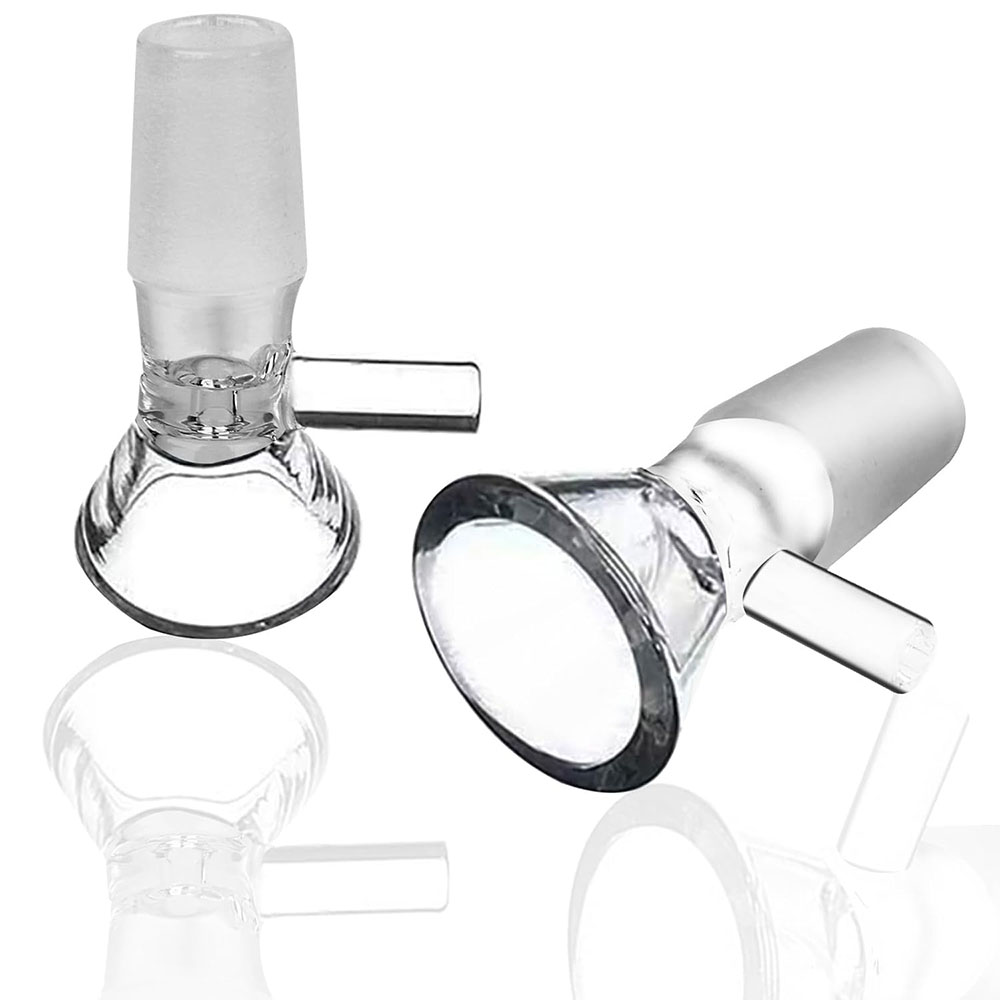 Mini Glass Bowls Small Glass Funnel with Handle Kitchen Funnels for Filling Bottles 14mm