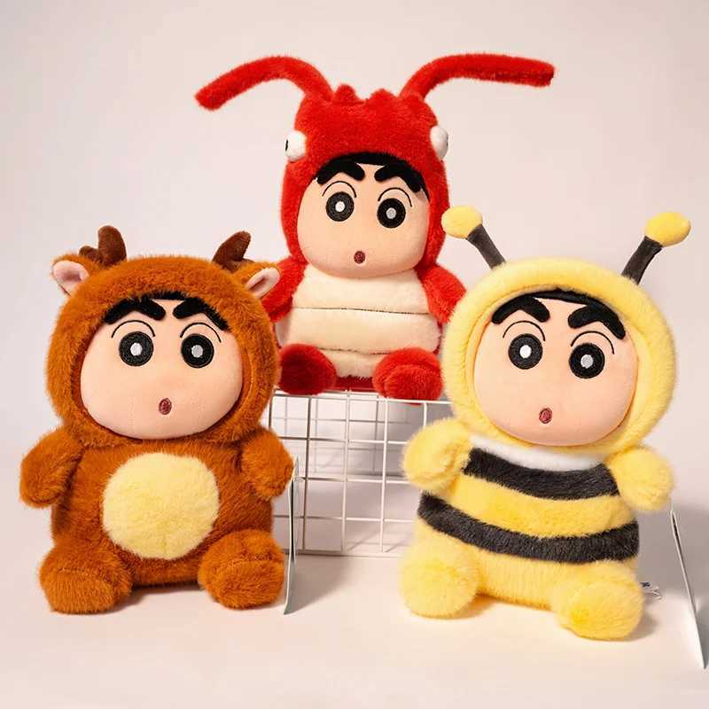 Cartoon Crayon Shin Chan Cosplay Bee Lobster Deer Plush Toy Kawaii Stuffed Figure Plushies Soft Pillow Sofa Bed Home Decor Girl C250925