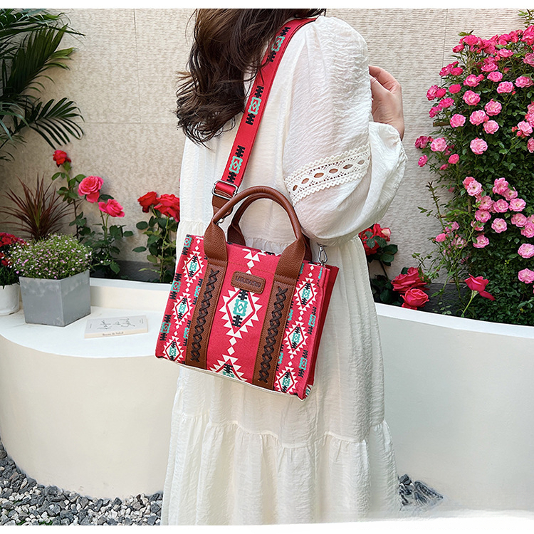 2025 Autumn/Winter New Trendy Design Bohemian Style Light Luxury Retro clean Canvas Design Large bag Capacity Handbag Designer Bag