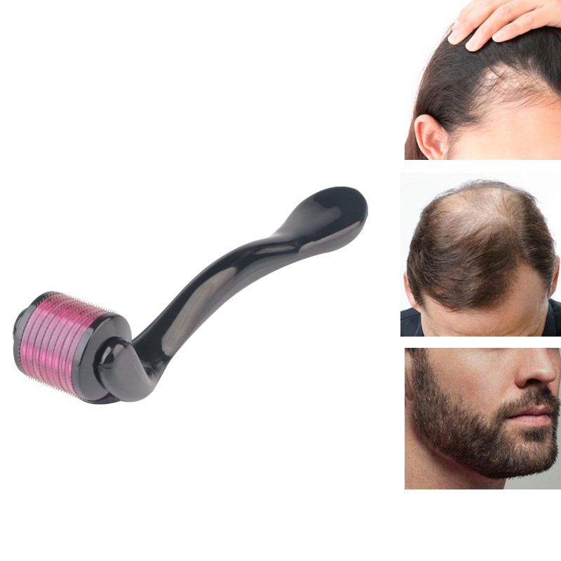 Mezoroller Beard Derma Roller DRS 540 Needles Microneedling for Hair Re- Growth Skin Care Microneedle MTS Micro Needle Roller
