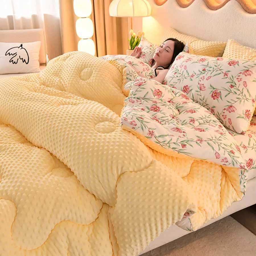 KDJEIKZ Microfiber is thickened by 3D beanie velvet to protect the warm winter blanket by single double fall and winter Z250925