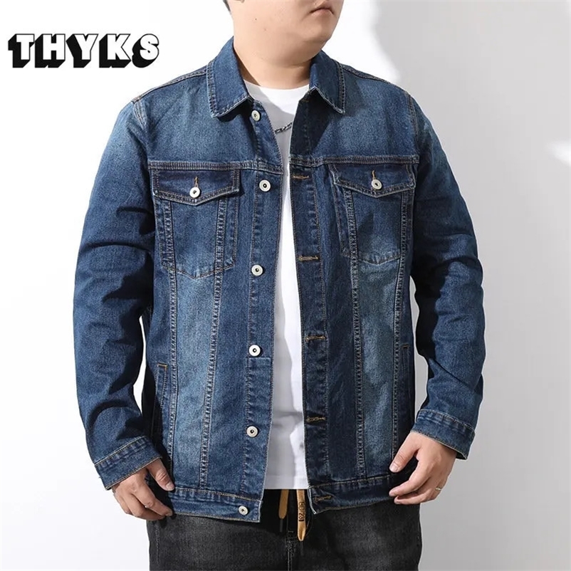 Men's Jackets Men's Denim Jacket Cotton Casual Solid Single Breasted Jeans Coats for Male Streetwear Fashion Jaqueta Masculina Men Clothing 