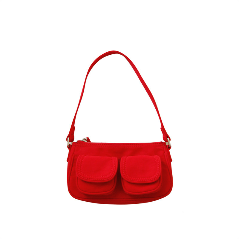 Autumn/Winter New 2025 bag Korean Edition Niche Design Nylon Shoulder Bag Light Luxury Retro Style Minimalist Fashion Handbag Designer Bag