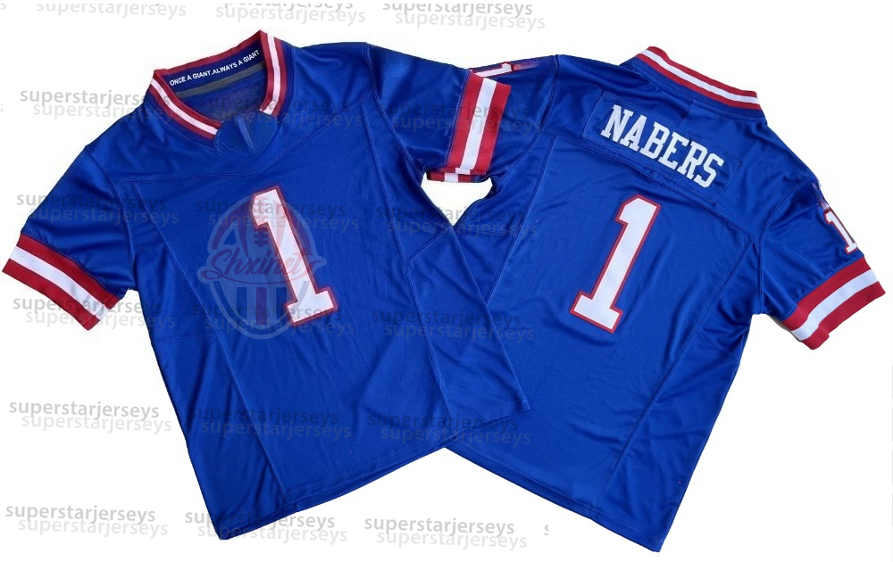 8 Jevon Holland Abdul Carter 2025 Football Jerseys Jaxson Dart Wilson Burns Nabers Thibodeaux Lawrence II Taylor Custom Name