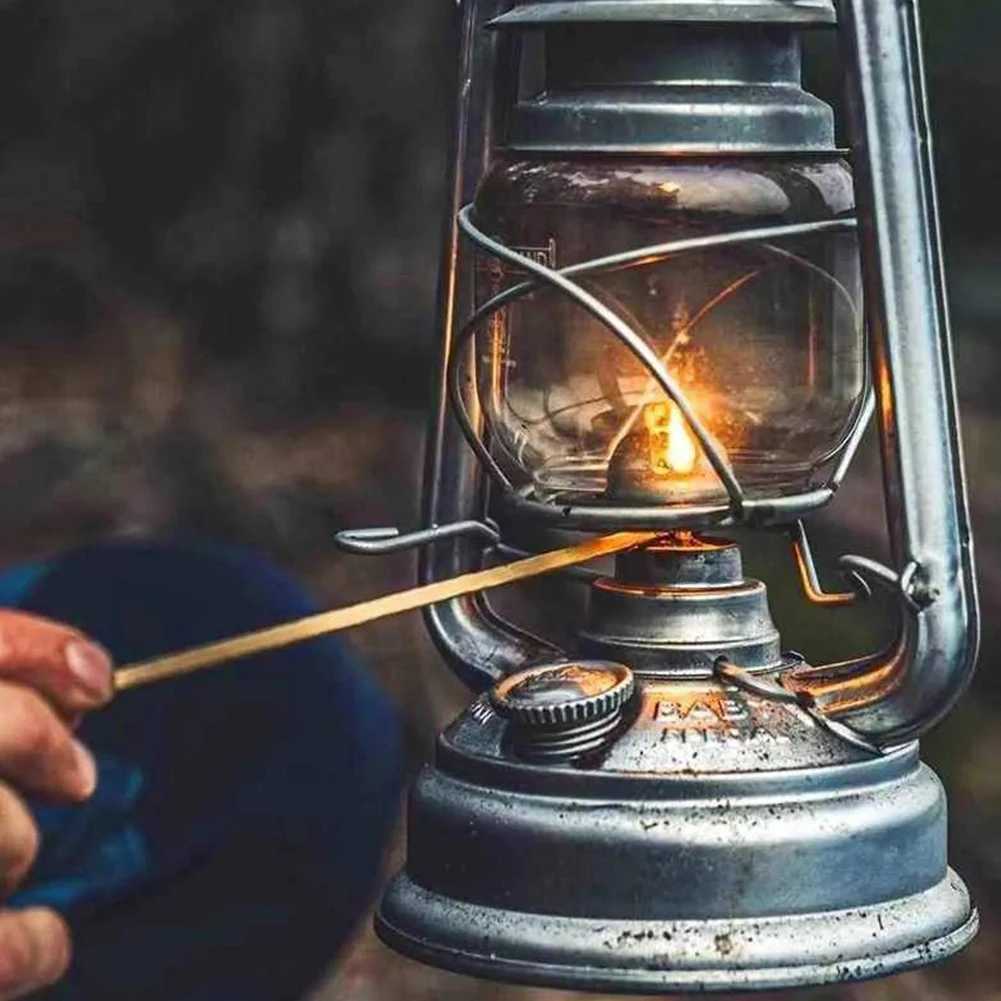 12PCS Vintage Kerosene Lantern Lantern Metal Kerosene Lantern Fuel CamPING Lanterns for CamPING Home Patio Decor Lamp J250925