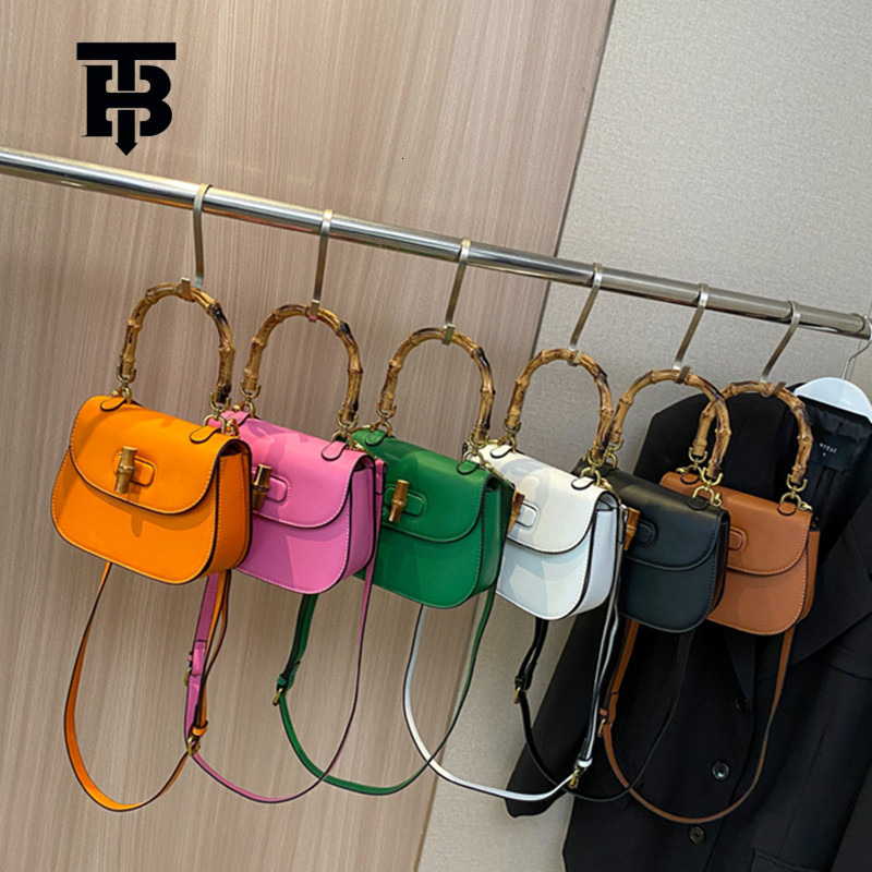 TB BHULAMTE Free Shipping New Designer Bag High-end Retro Women's Saddle Bag 2025 Fashionable Multifunctional Shoulder Bag Bamboo Handle Women's Handbag