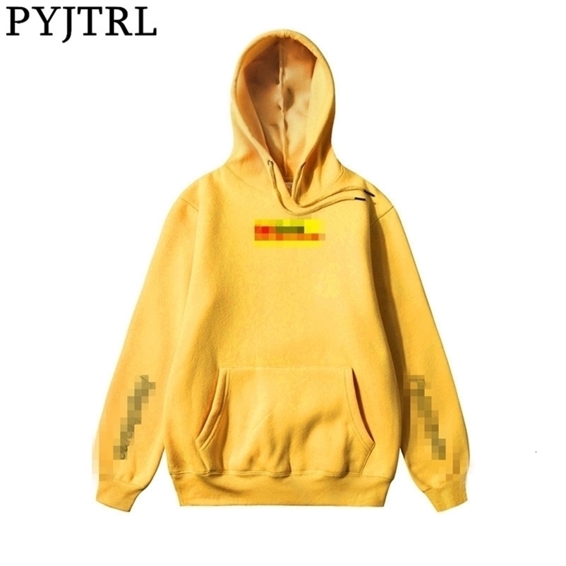 PYJTRL Men Streetwear Hoodies 201128