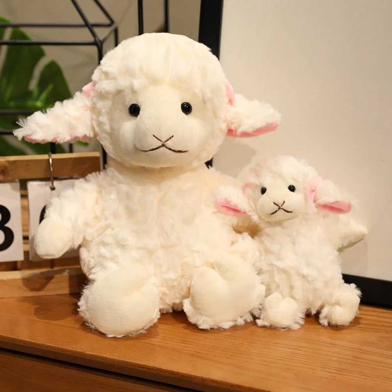 162230cm Kawaii Sheep Plush Toy Cute Cartoon Fluffy Soft Animals Stuffed Doll Sleeping Pillow Accompany Toys Home Decor Gift C250925