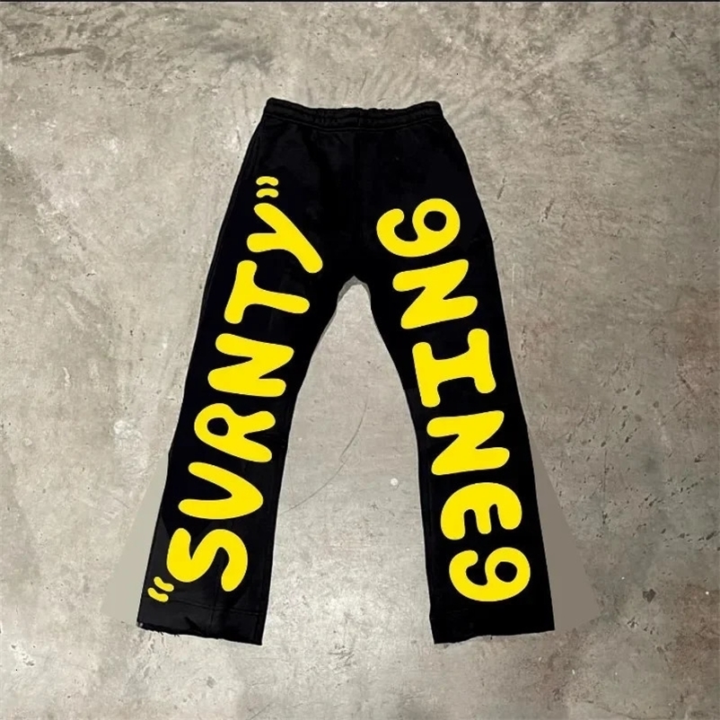 Spring and Autumn Letter Printed Sweatpants Womens Y2K Streetwear Hip Hop Harajuku Loose High Waist Jogger Overalls 240530