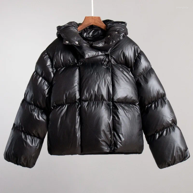 Women's Down In Winter Warm Cotton Puffer Jackets Loose Parkas Coat Vintage Bread Jacket Outwear Office Ladies Quilted Clothing - view 8