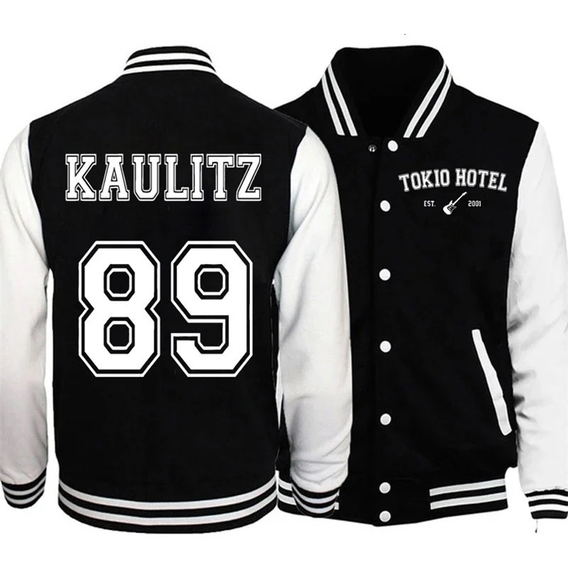 Men's Jackets Rock Band Tokio el Kaulitz 89 Jacket Harajuku Men Jacket Streetwear Top Unisex Clothes Fashion Rapper Jacket Oversize Clothes 23121