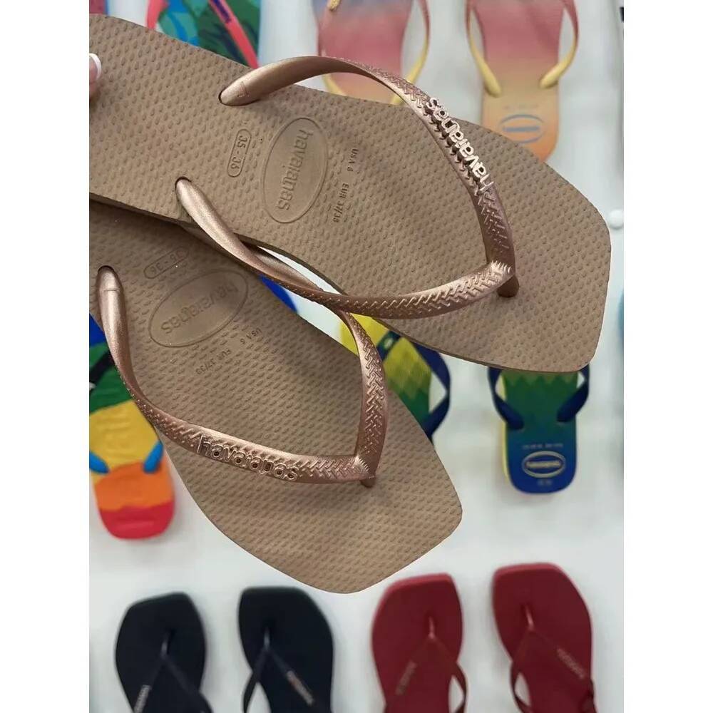 Women Flip Flops Designer Stylish Slippers for Outdoor Travel on The Beach Summer Flat Sandals zapatos de mujer ddmypanda