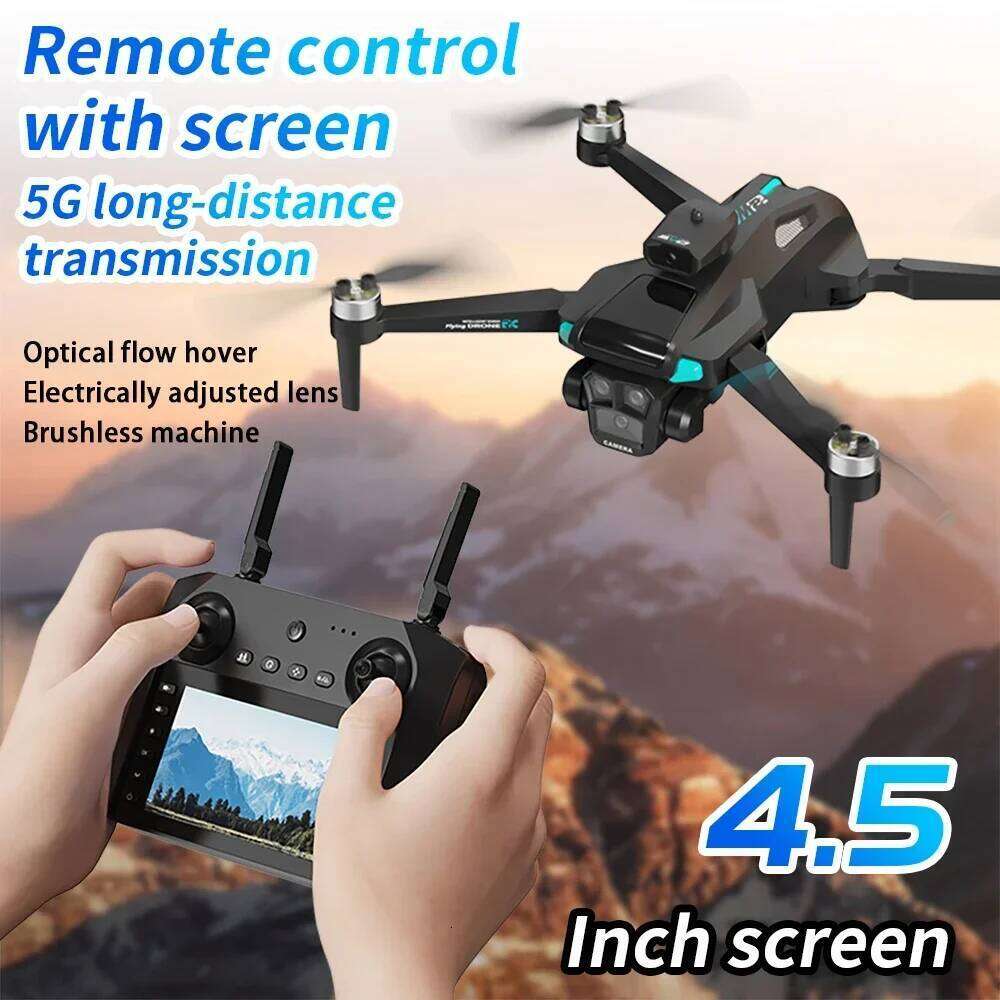 M22 MAX Outdoor Drone Professional 4K HD ESC Sero Dual Camera 5G Wifi GPS Foldable Brushless Optical Flow RC Quadcopter Toys