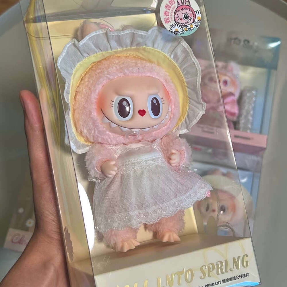 The Monsters Mokoko Close To Sweet Series Jump Into Summer The Blue Diamond Fall Into Spring Vinyl Plush Pendant Labubu Dolls Collectible In Stock