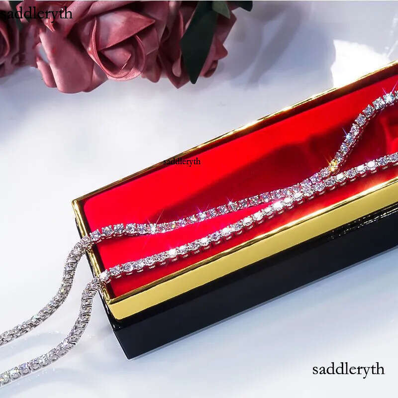 necklace jewelry moissanite jewlery designer for women men nature charms jewelery love gift chain tennis bracelet