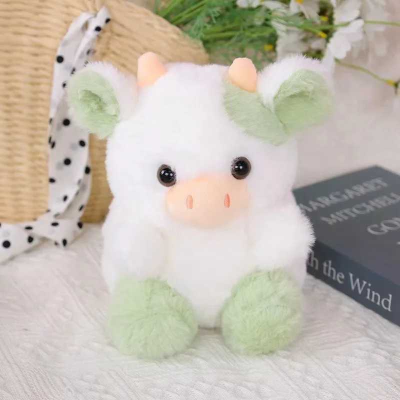 2024 New Cow Strawberry Doll Cute Cow Plush Toy Pink Black Sitting Cow Plush as a Home Decoration Ornament for Your Girlfriend C250925