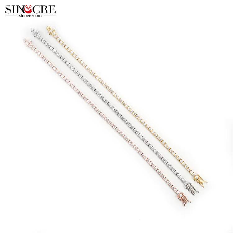 2mm Tennis Bracelet 2 Side Brand New Hiphop Moissanite 925 Choker
