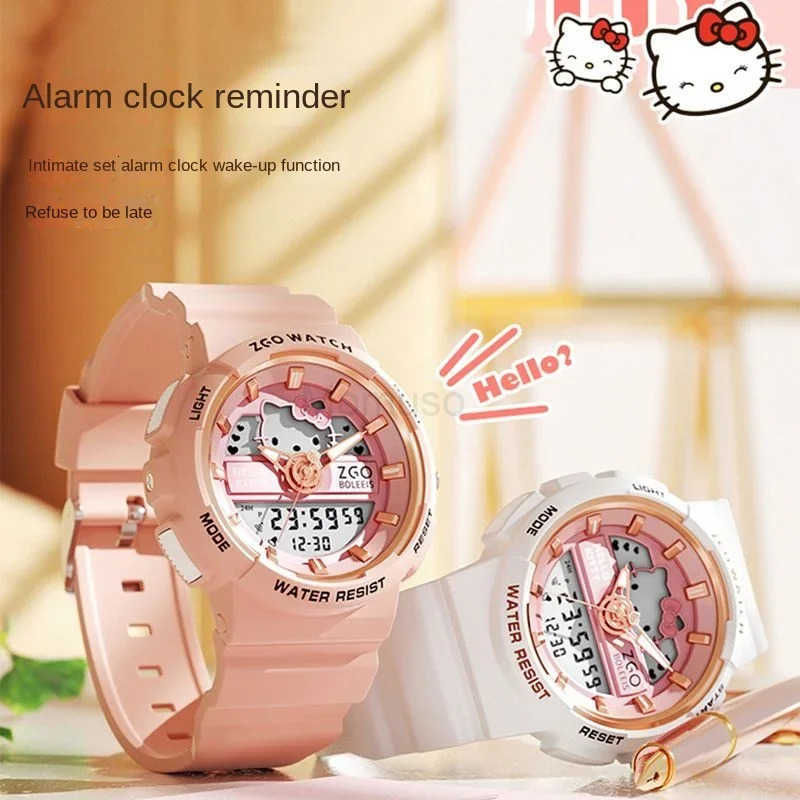 Sanrio HelloKitty cartoon character watch waterproof kawaii highlooking student and child cute watch holiday gift new L250925