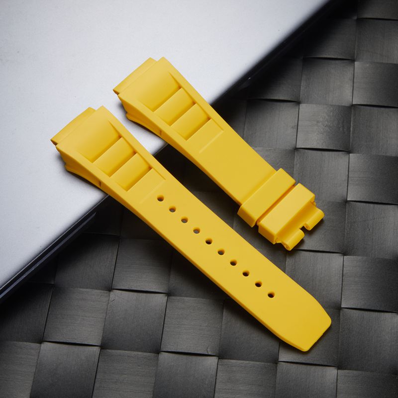 Extra Long Band XL XXL Silicone watch straps Men Soft Quick Release Watchband for Large Wrist Replacement - 16mm ... 20mm 22mm 24mm