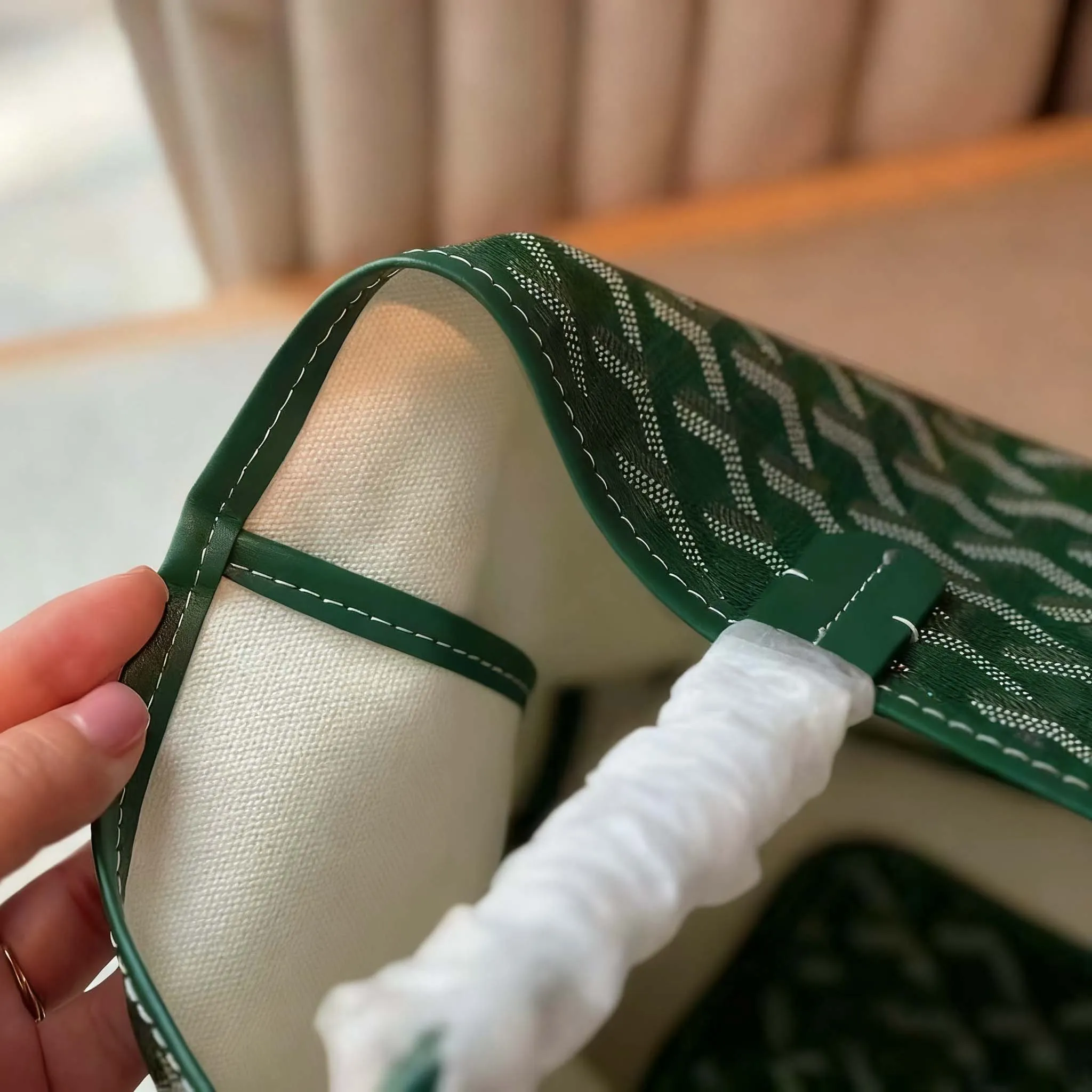 Tote Green Designer Leather Linen Canvas Shopping Versatile Crossbody Lady Shoulder Large Capacity Letter Handbag Summer Beach Bag dh5594197Bg7