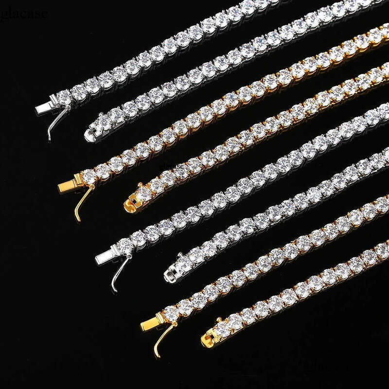 Wholesale Jewelry 14K/ Solid Gold Lab Grown Dia Tennis Necklace