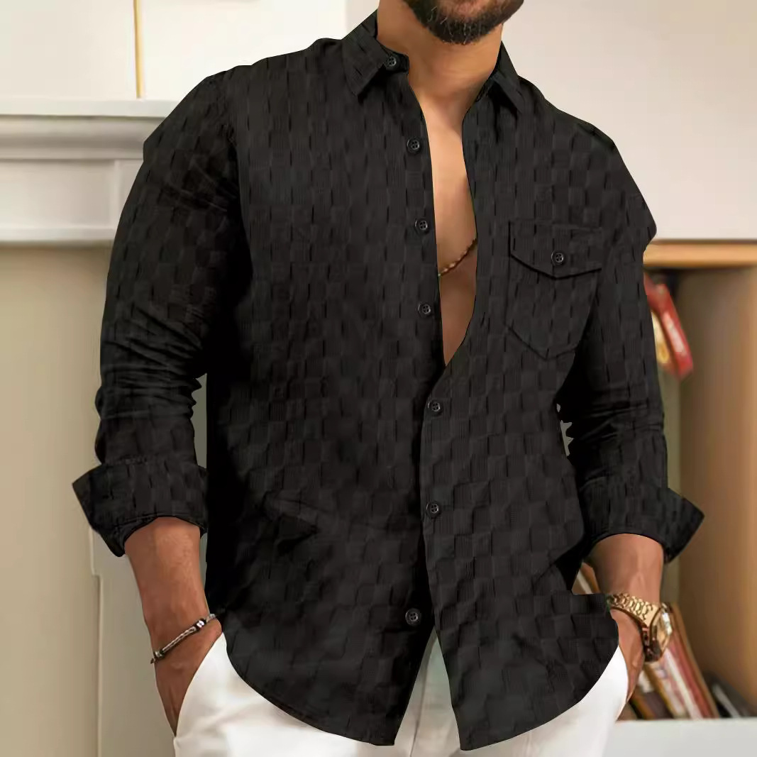 mens designer t shirt clothing T-shirts Fashion Shirt Black White Fashion Men Tees luxury Clothing Dress Shirts Business Casual Long Sleeve Shirt Shir