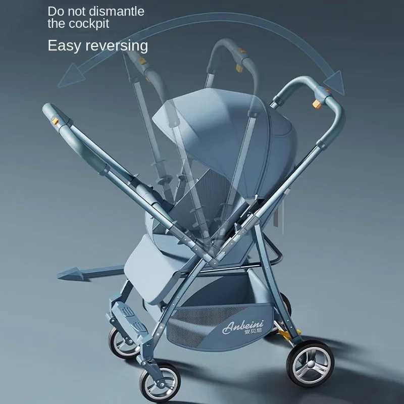 Lightweight Baby Stroller Can be Seated and Laid Down OneButton Folding TwoWay Promotion of 03 Years Old Baby Stroller Z250924