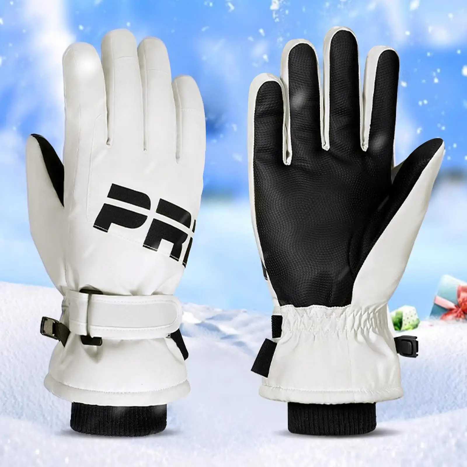 Thickened ski gloves highquality touch screen Waterproof Snow Gloves Nonslip Winter outdoor sports Skiing cycling gloves Z250925