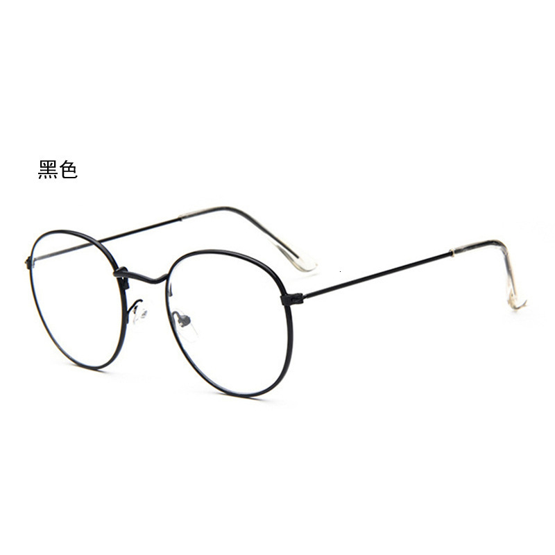 Reading Glasses Oversized Round Metal Anti Blue Light Woman Reading Glasses Men Clear Lens Vintage Eyeglasses Presbyopia Large Computer Goggles 230516