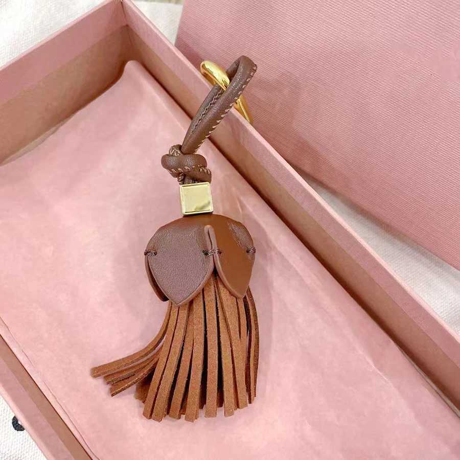 wer Leather Bags Charm Ornaments Cowhide wer Advanced Decorative Hanging Bag Accories Tassels Car Handbag Y250925hj