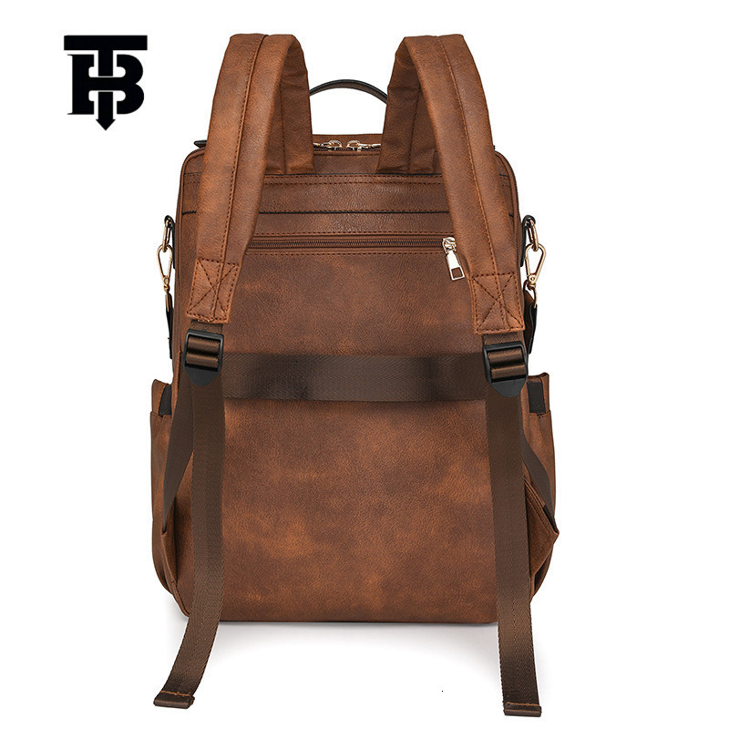 TB BHULAMTE Free Shipping New Designer Bag 2025 Women's Business Bag Laptop Bag Multifunctional Backpack PU Fashion Women's Bag Travel Funct