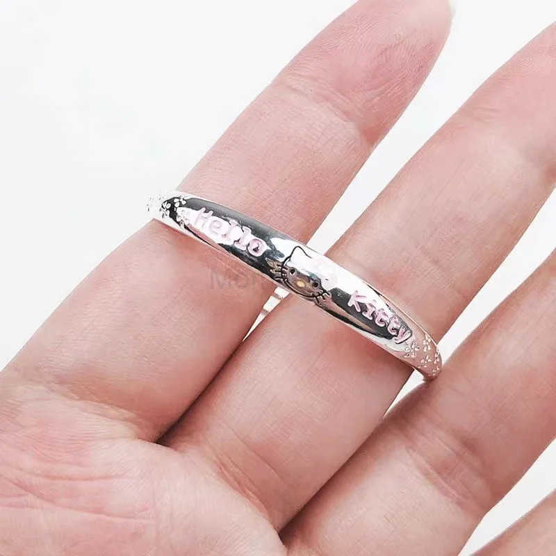 Sanrio Sanrio Hello Kitty Bracelet Kawaii Anime Kitten Push Pull Bracelet Student Childrens Holiday Gift L250925