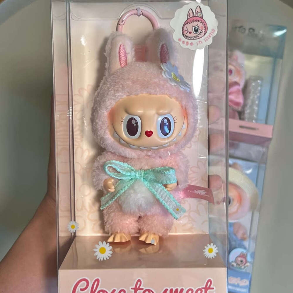 The Monsters Mokoko Close To Sweet Series Jump Into Summer The Blue Diamond Fall Into Spring Vinyl Plush Pendant Labubu Dolls Collectible In Stock